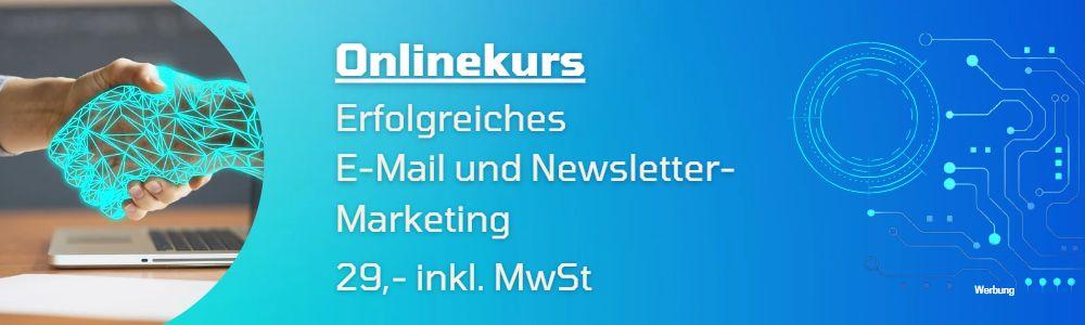 Onlinekurs erfolgreiches E-mail-Marketing und Newslettermarketing